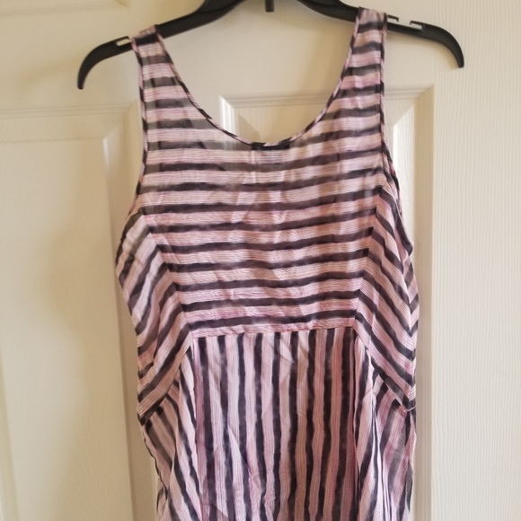 Theory silk striped blouse - Picture 2 of 5